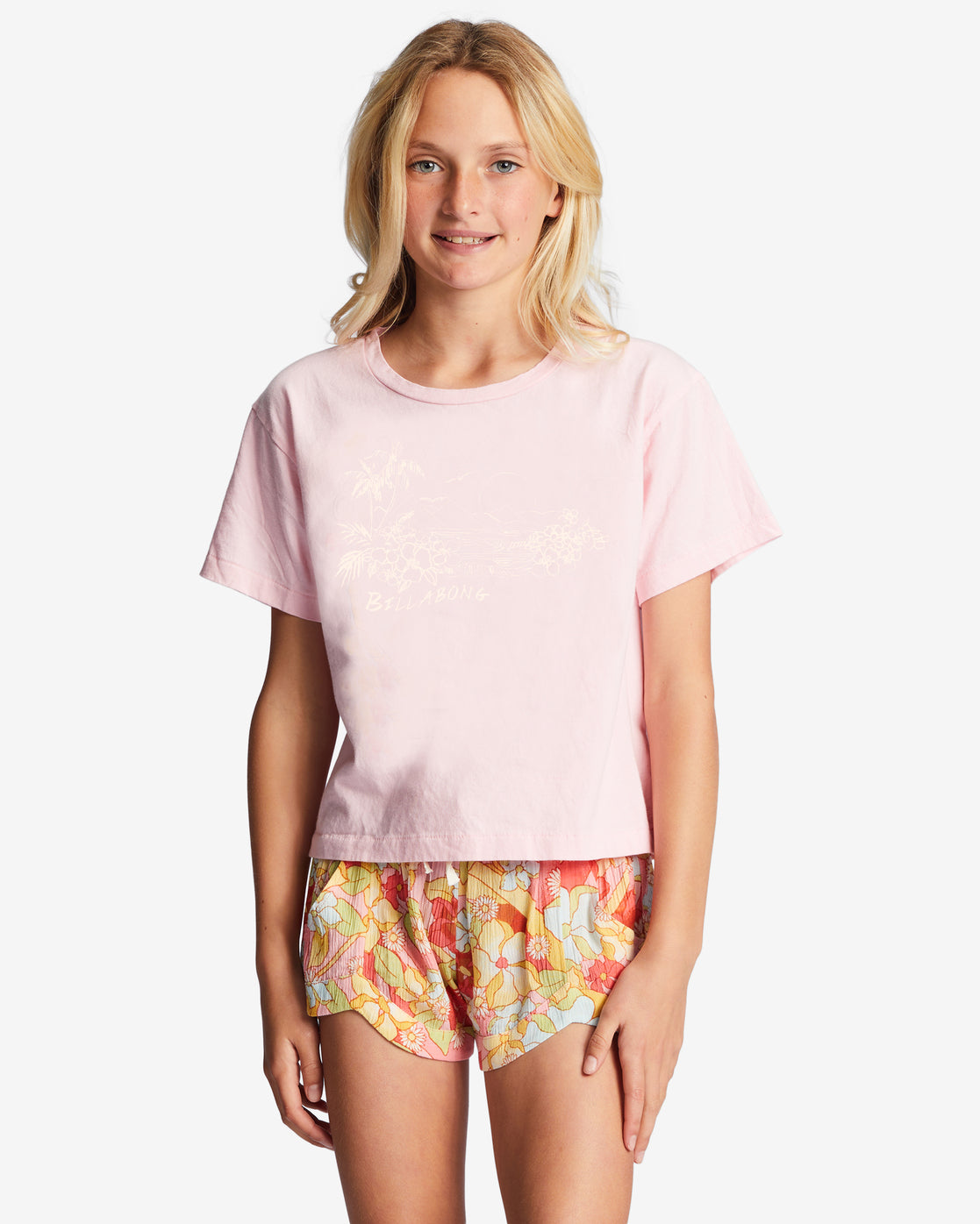 Girls 4-16 Spread Kindness T-Shirt - Soft Pink – Billabong.com