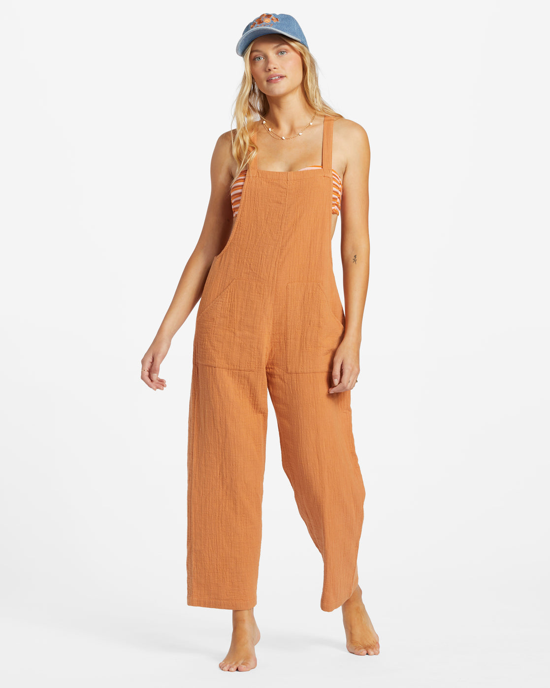 Pacific Time Romper/Jumpsuit - Toffee –