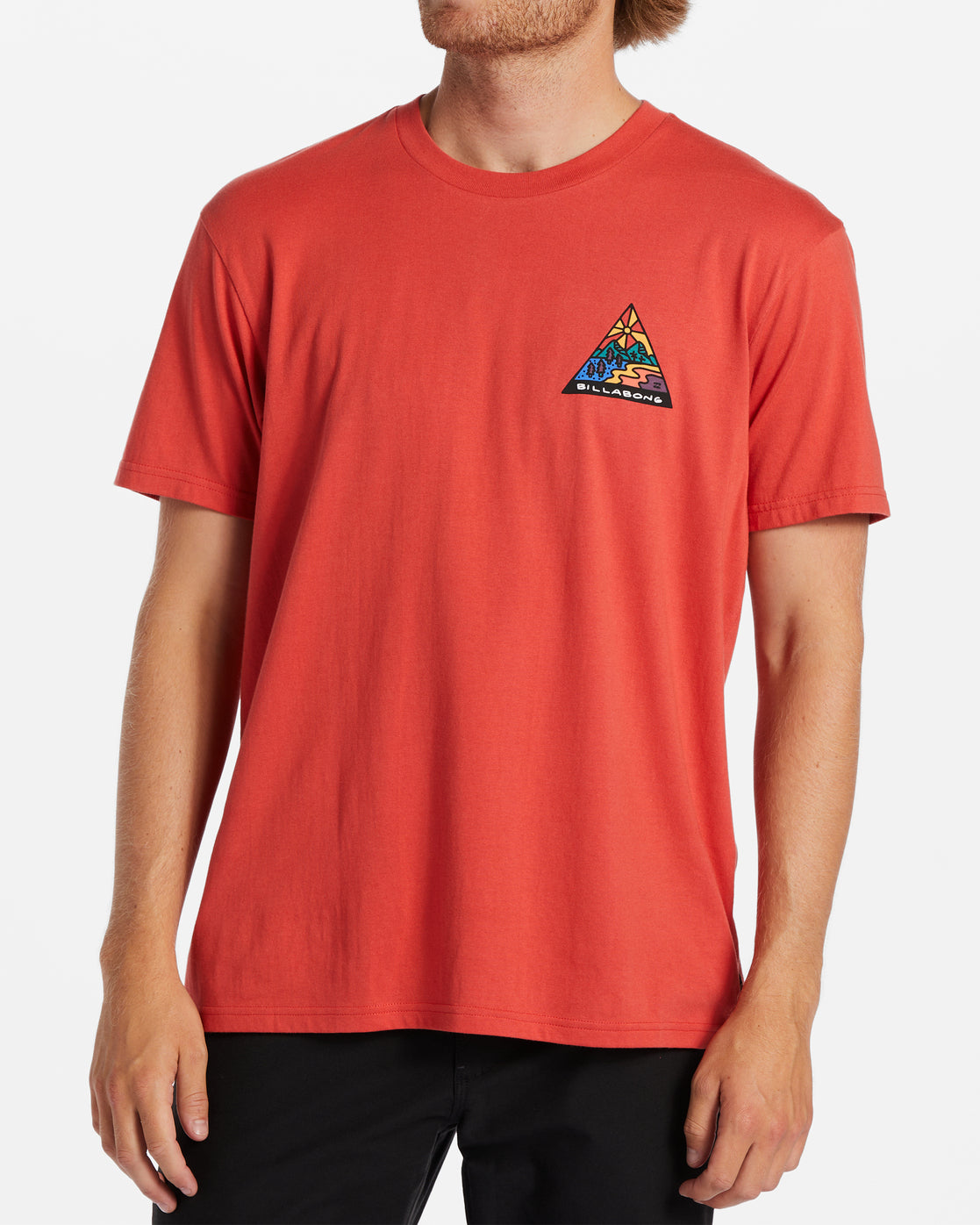 Billabong Hombre Camiseta Crash Tee (Light Aqua)