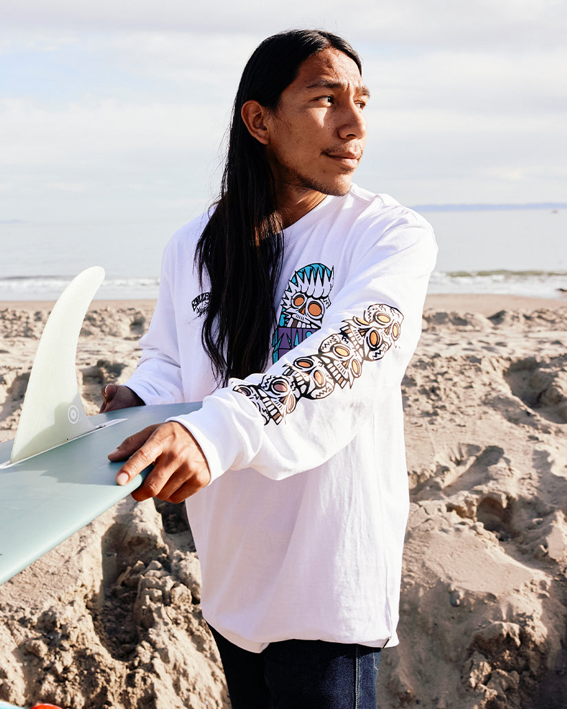 Skulls OG Long Sleeve T-Shirt - White