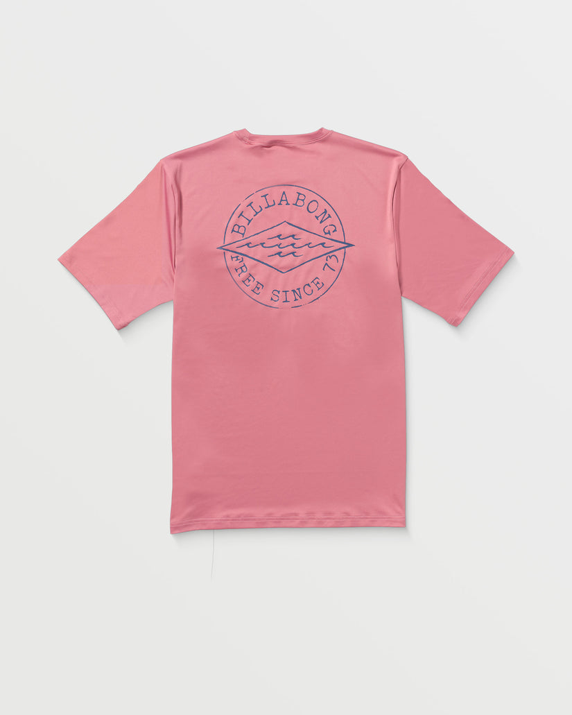 Big Dave Loose Fit Short Sleeve Surf Tee - Dusty Pink