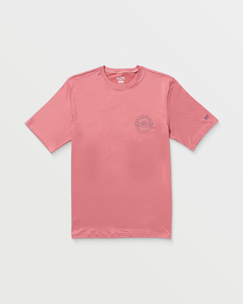 Big Dave Loose Fit Short Sleeve Surf Tee - Dusty Pink