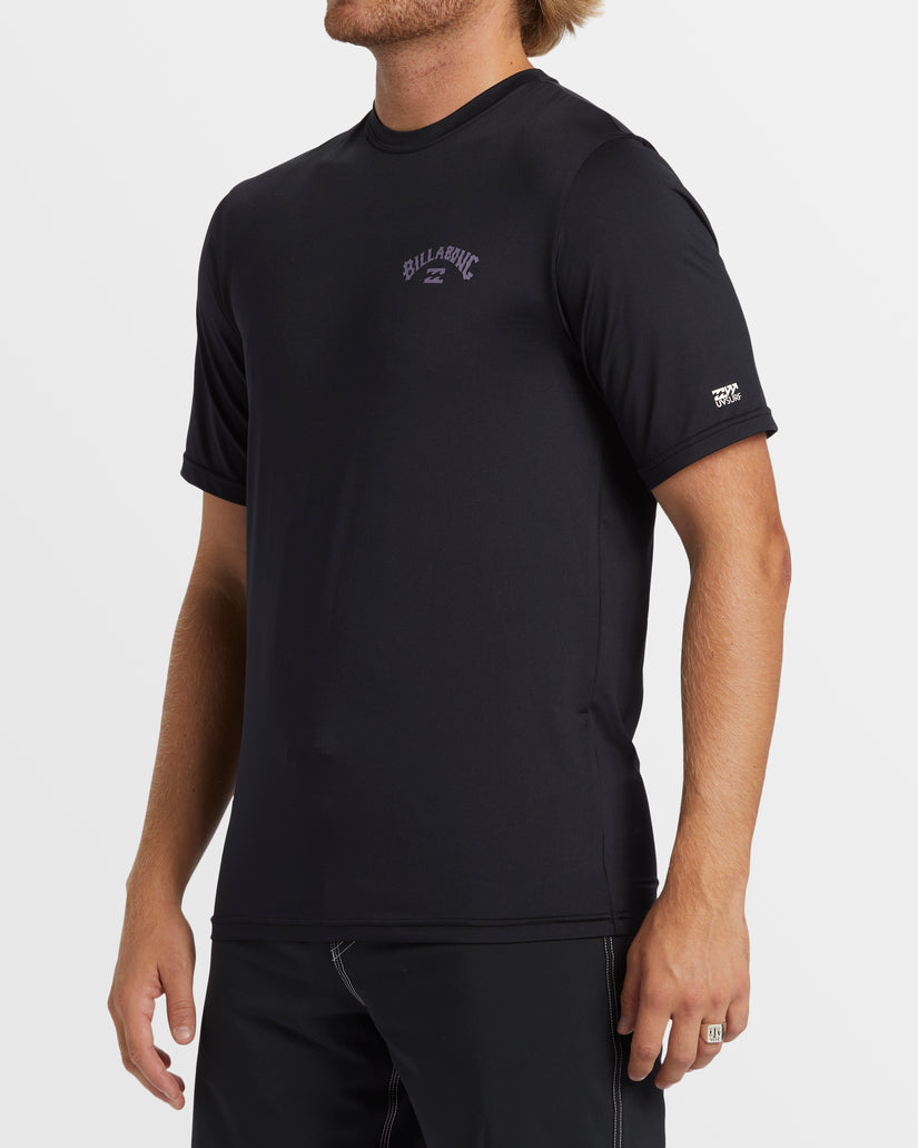 Arch Loose Fit Short Sleeve Surf Tee - Black