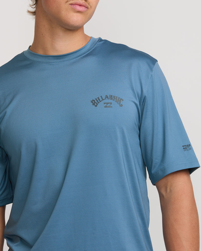 Arch Loose Fit Short Sleeve Surf Tee - Bay Blue