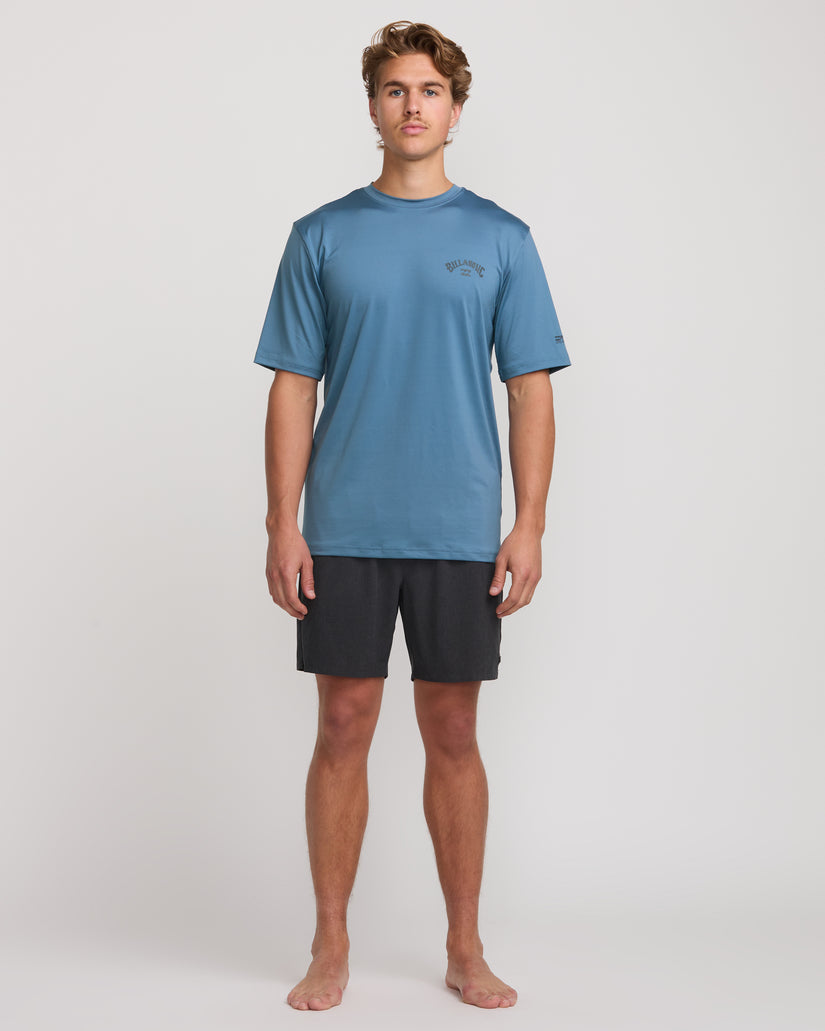 Arch Loose Fit Short Sleeve Surf Tee - Bay Blue