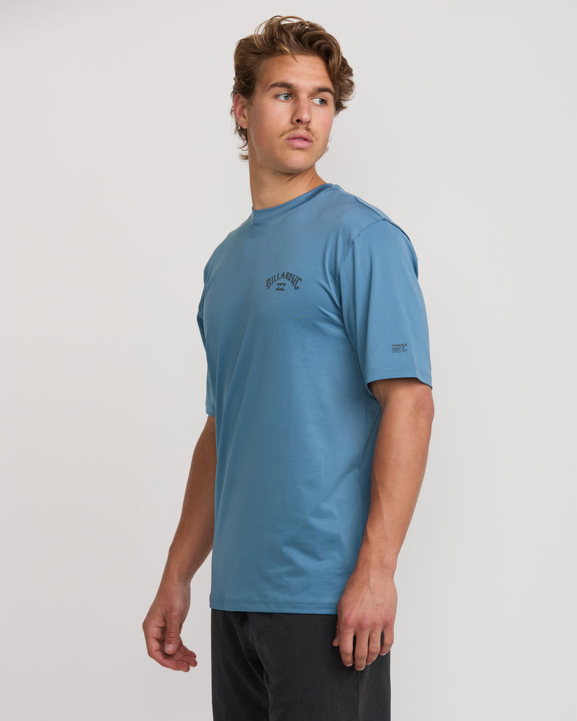 Arch Loose Fit Short Sleeve Surf Tee - Bay Blue