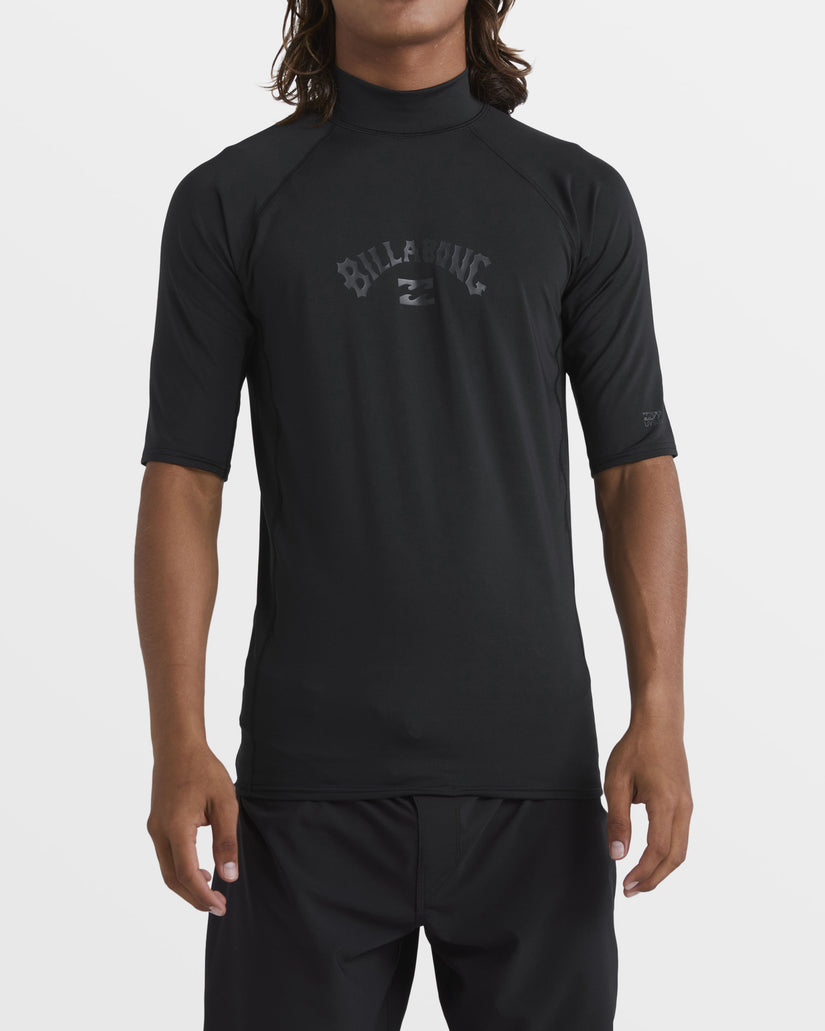 Arch Performance Fit Short Sleeve Rashguard - Black