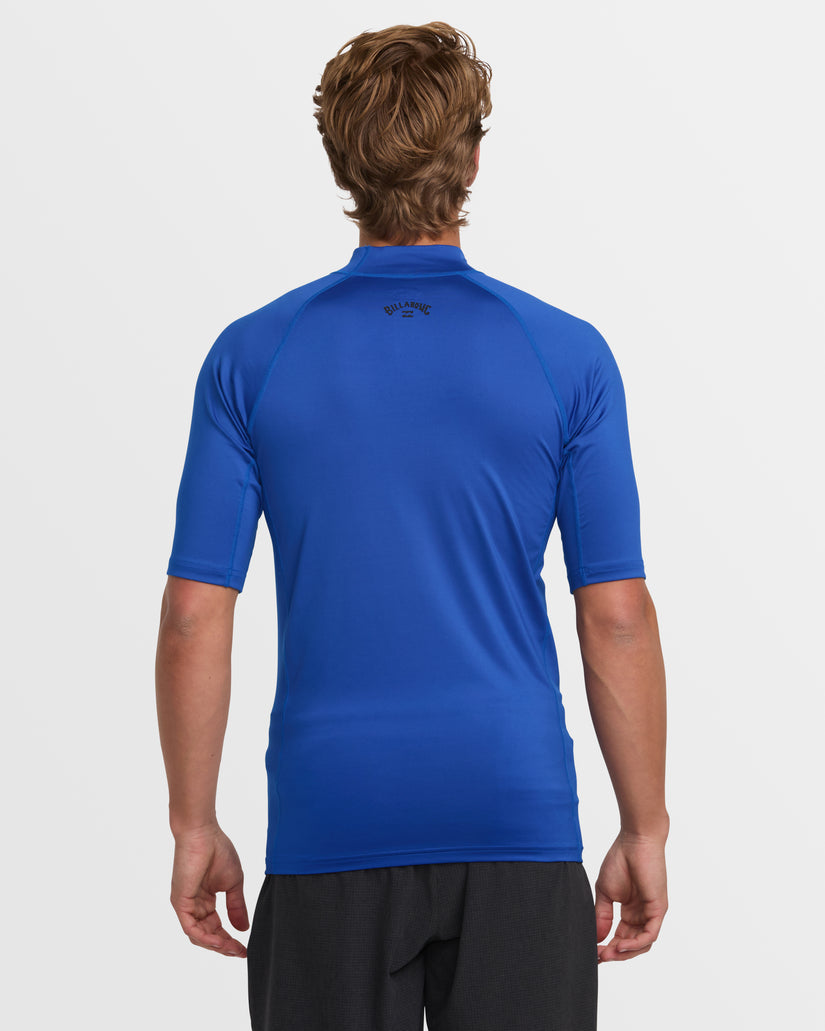 Arch Performance Fit Short Sleeve Rashguard - Cobalt