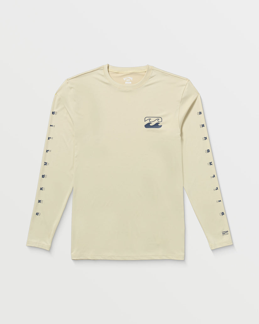 Unity Loose Fit Long Sleeve Surf Tee - Desert Sand