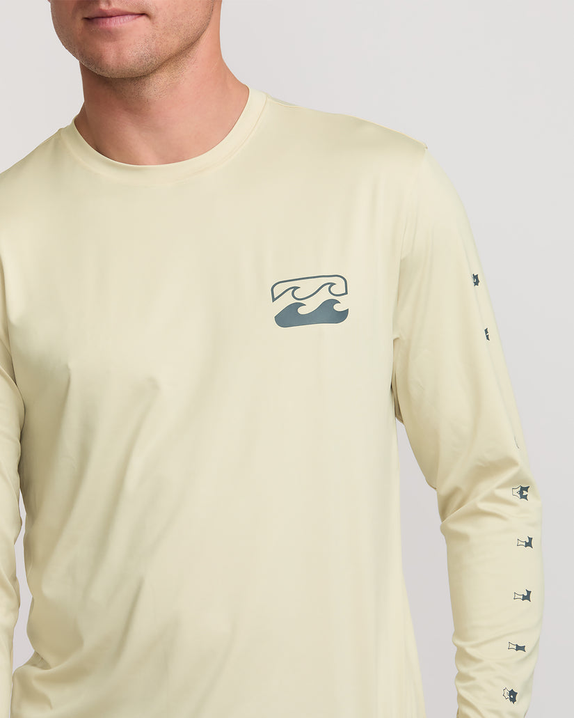 Unity Loose Fit Long Sleeve Surf Tee - Desert Sand