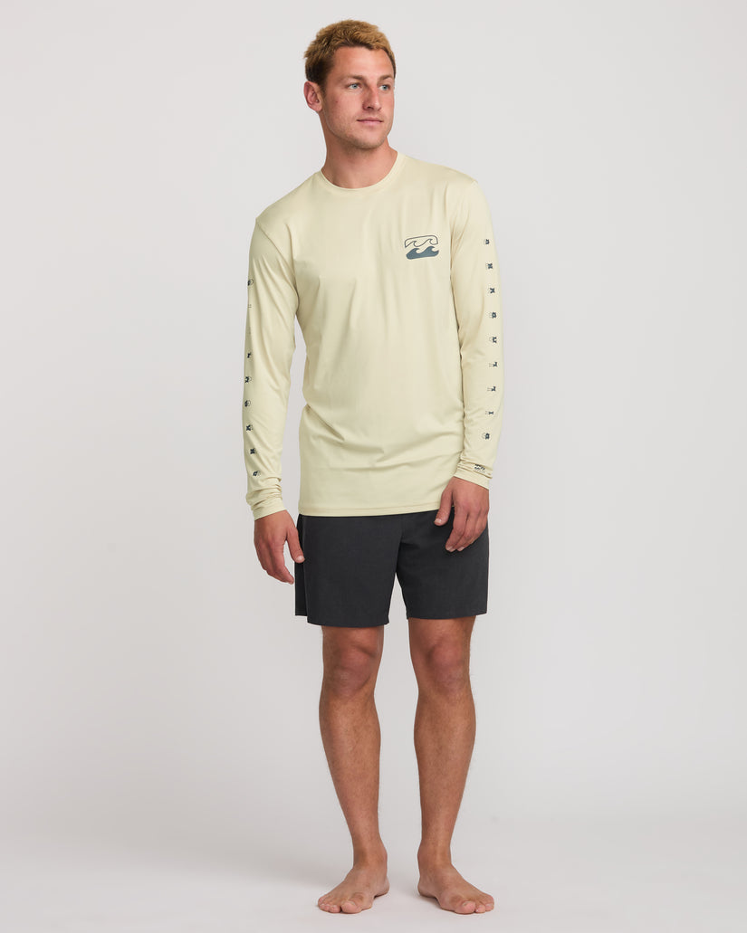 Unity Loose Fit Long Sleeve Surf Tee - Desert Sand