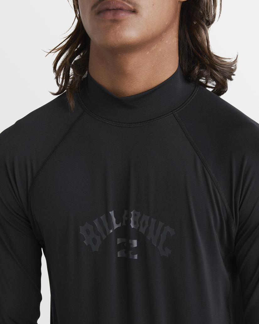 Arch Performance Fit Long Sleeve Rashguard - Black