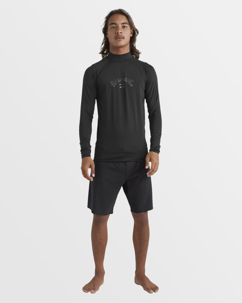 Arch Performance Fit Long Sleeve Rashguard - Black