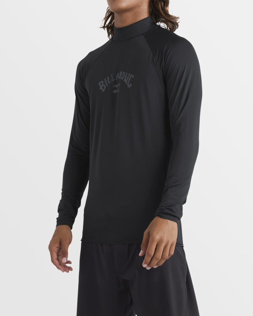 Arch Performance Fit Long Sleeve Rashguard - Black