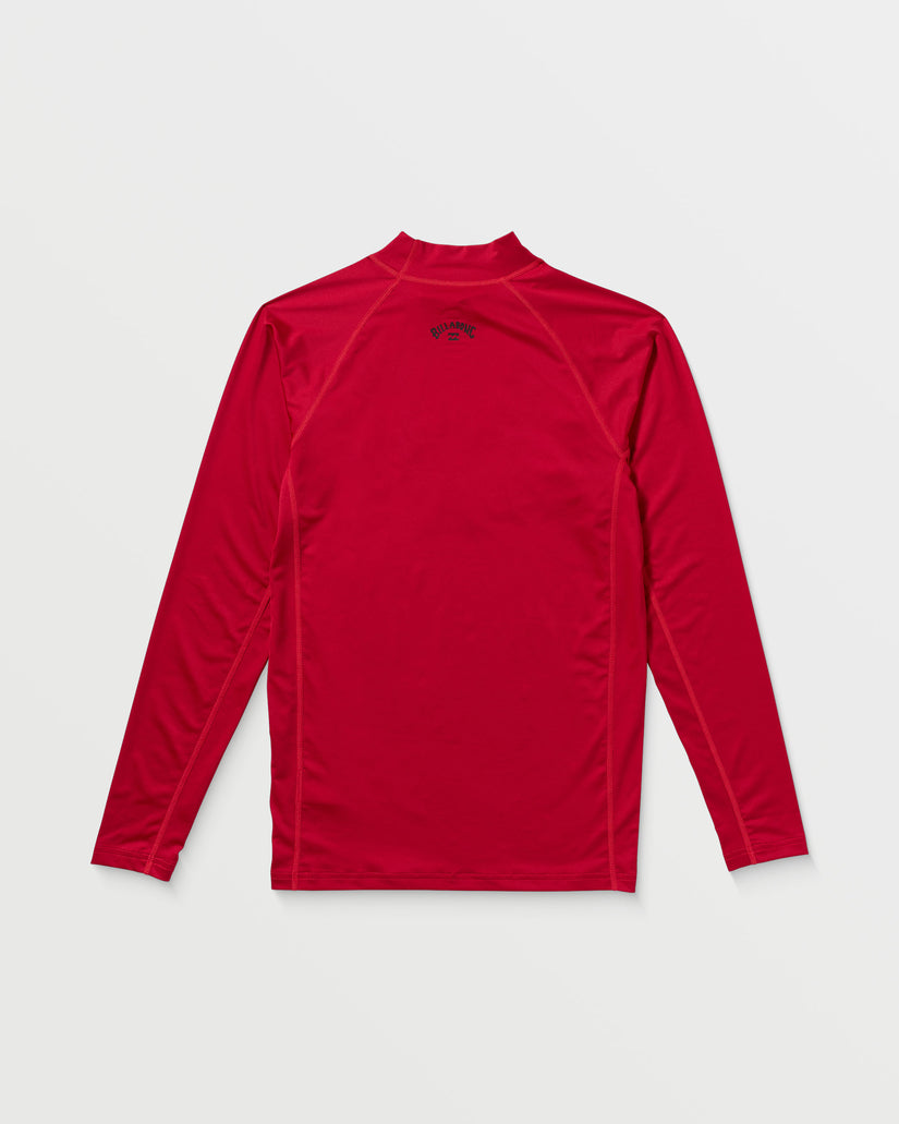 Arch Performance Fit Long Sleeve Rashguard - Scarlet