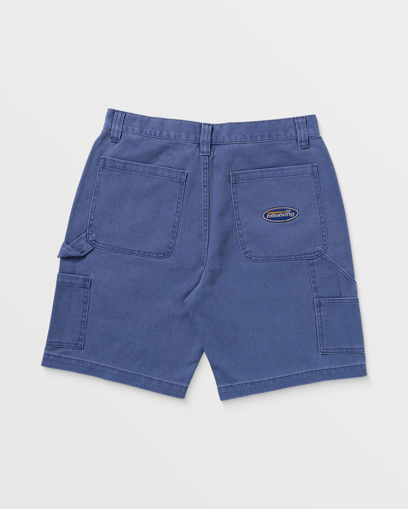 Bad Dog 21" Workwear Shorts - Deep Blue