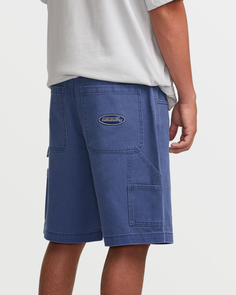 Bad Dog 21" Workwear Shorts - Deep Blue