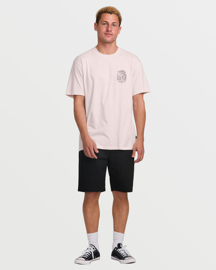 Last Light Premium Short Sleeve Tee - Light Pink