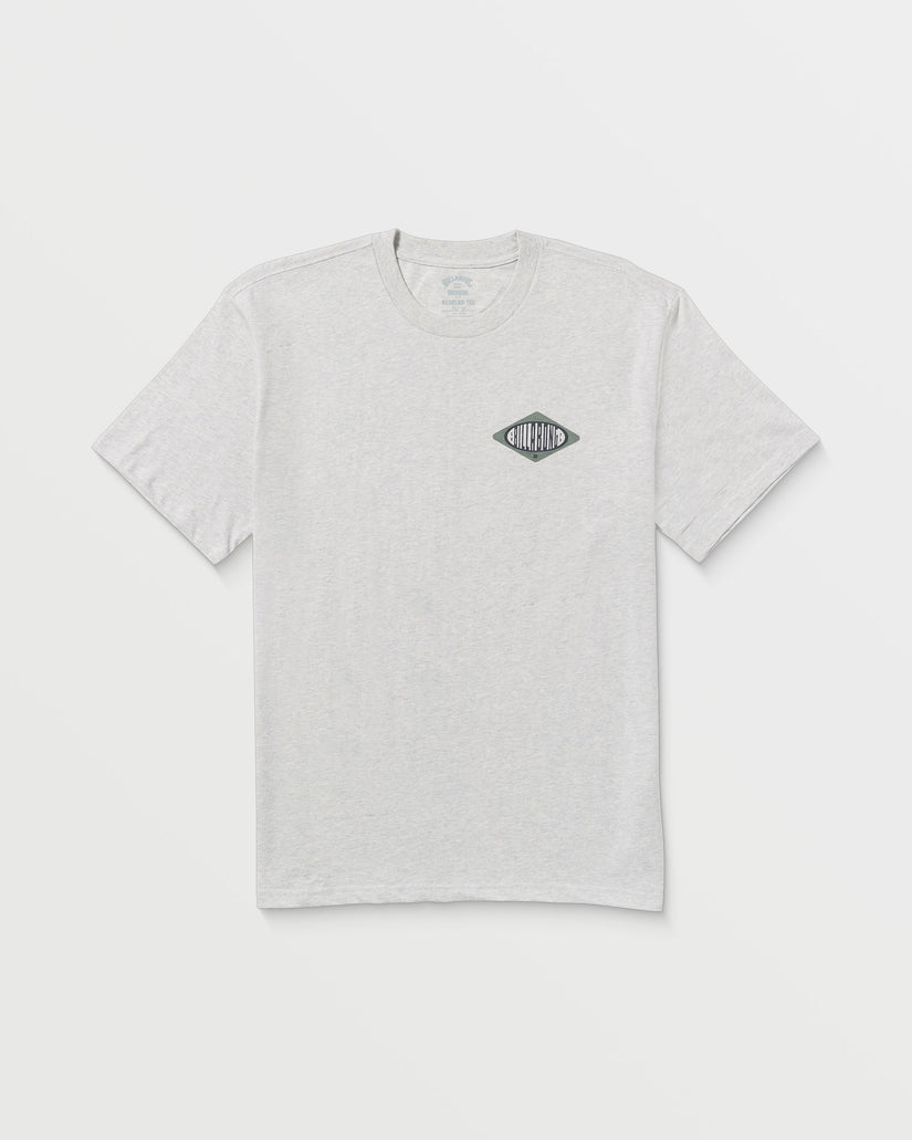 Walled Regular Short Sleeve Tee - Grey Heather