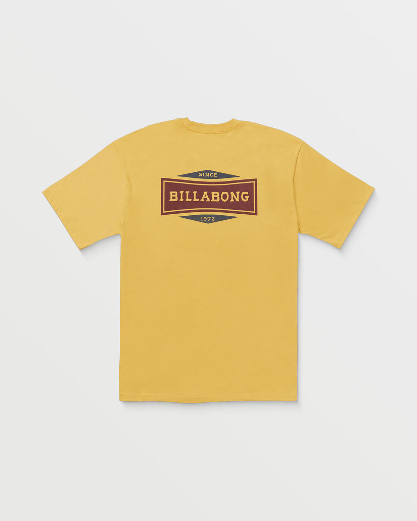 Walled Regular Short Sleeve Tee - Vintage Gold