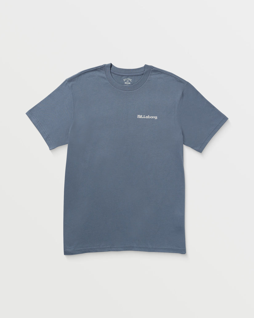 Trouble In Paradise Premium Short Sleeve Tee - Slate Blue