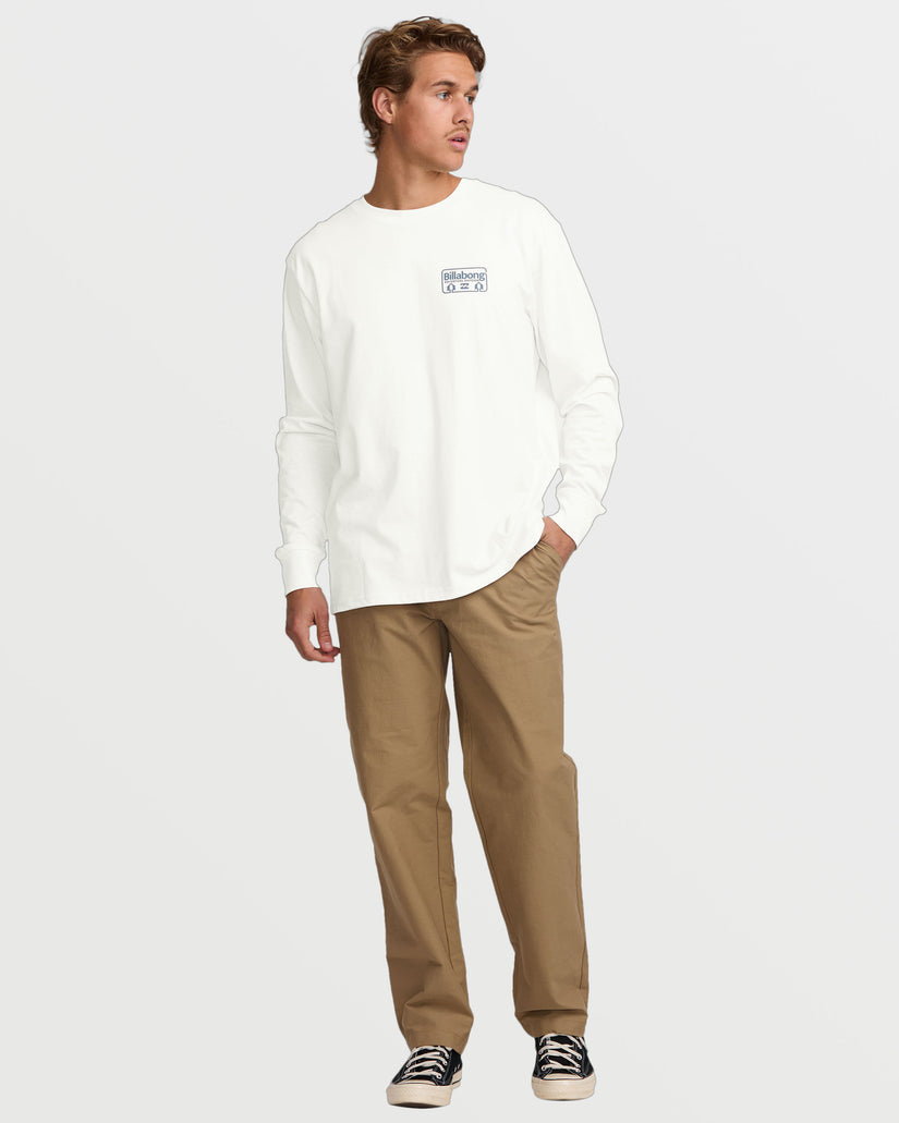 Range A/Div Long Sleeve Tee - Off White