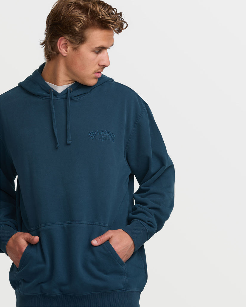 Wave Washed Pullover Sweatshirt - Midnight