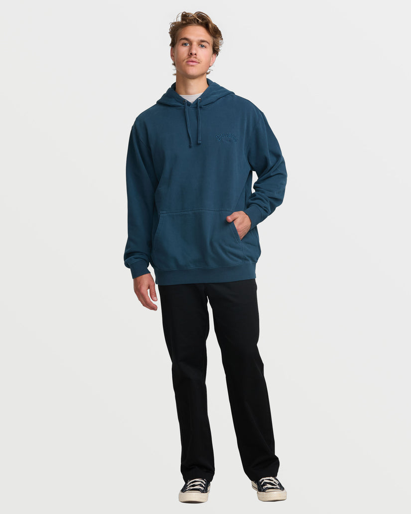 Wave Washed Pullover Sweatshirt - Midnight