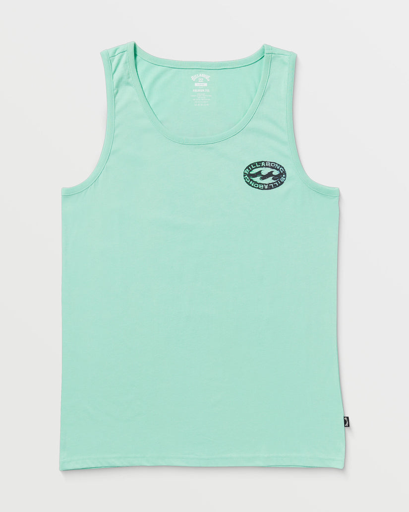 Stretch Wave Premium Tank - Bermuda