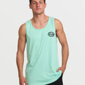 Stretch Wave Premium Tank - Bermuda