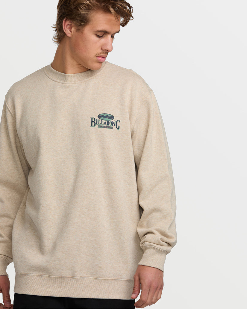 Short Sands Crew Sweatshirt - Oatmeal Heather