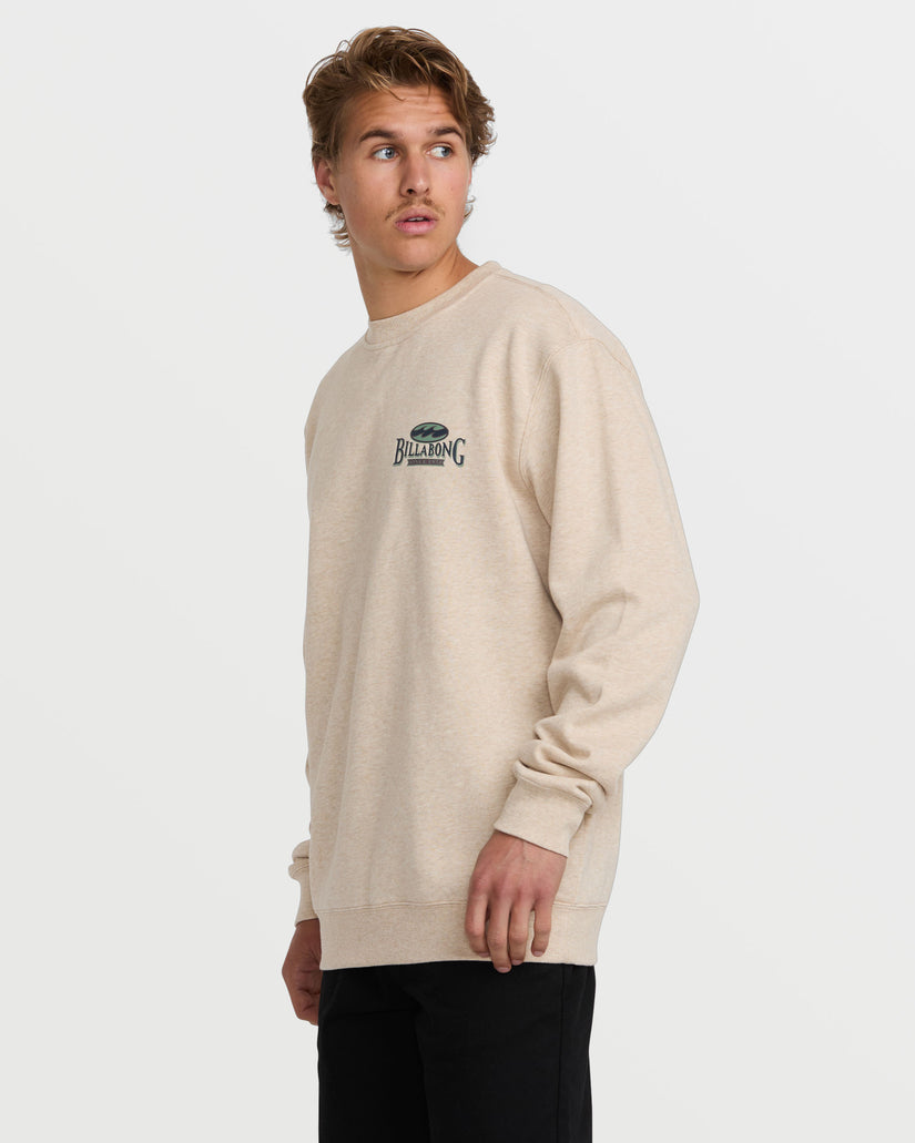 Short Sands Crew Sweatshirt - Oatmeal Heather