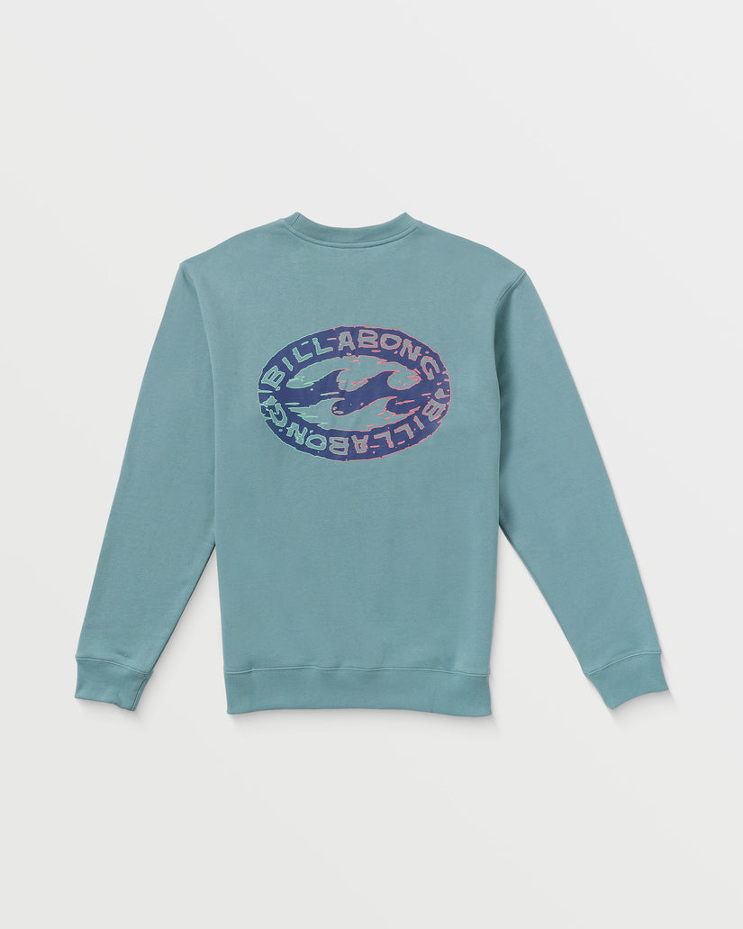 Short Sands Crew Sweatshirt - Washed Blue