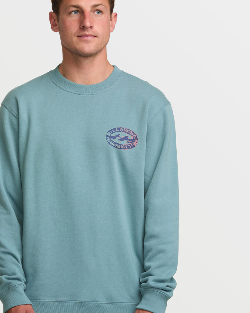 Short Sands Crew Sweatshirt - Washed Blue