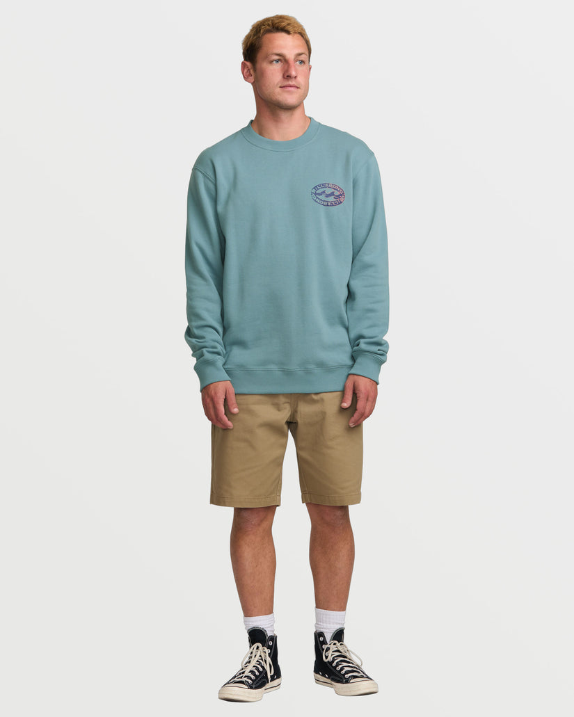 Short Sands Crew Sweatshirt - Washed Blue