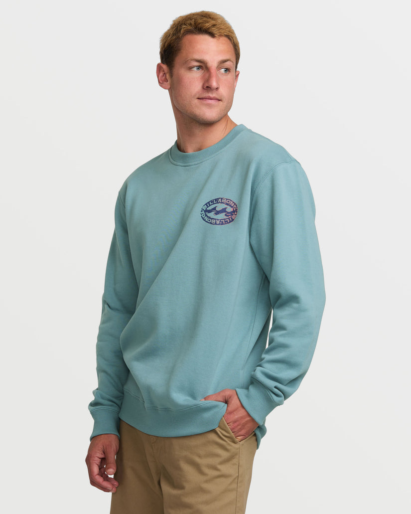 Short Sands Crew Sweatshirt - Washed Blue