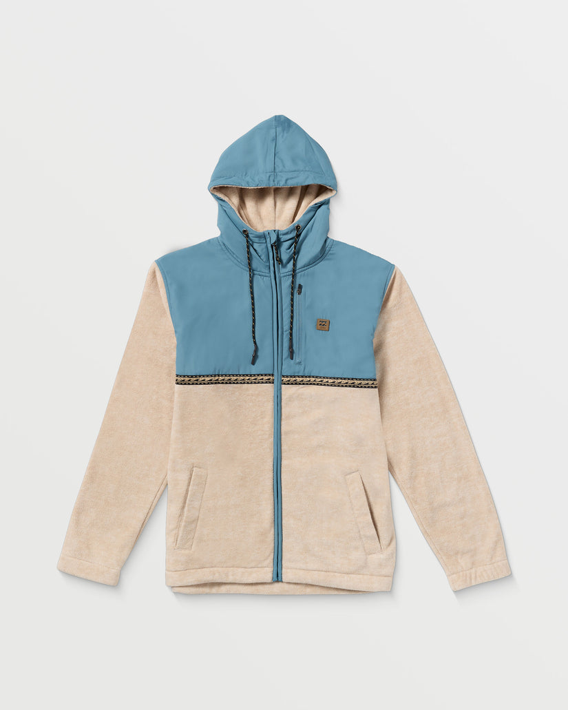 Boundary Lite Zip Sweatshirt - Bleached Sand