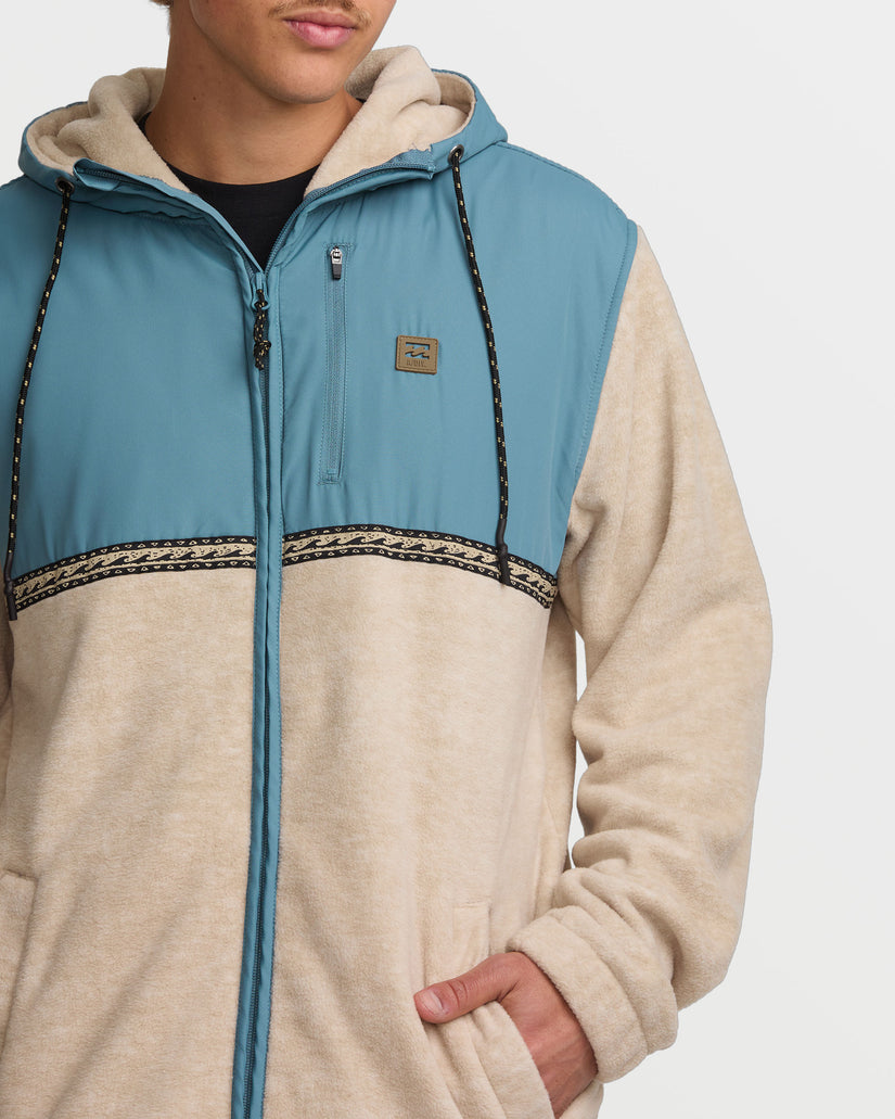 Boundary Lite Zip Sweatshirt - Bleached Sand