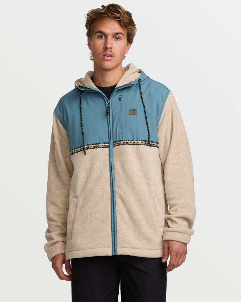 Boundary Lite Zip Sweatshirt - Bleached Sand