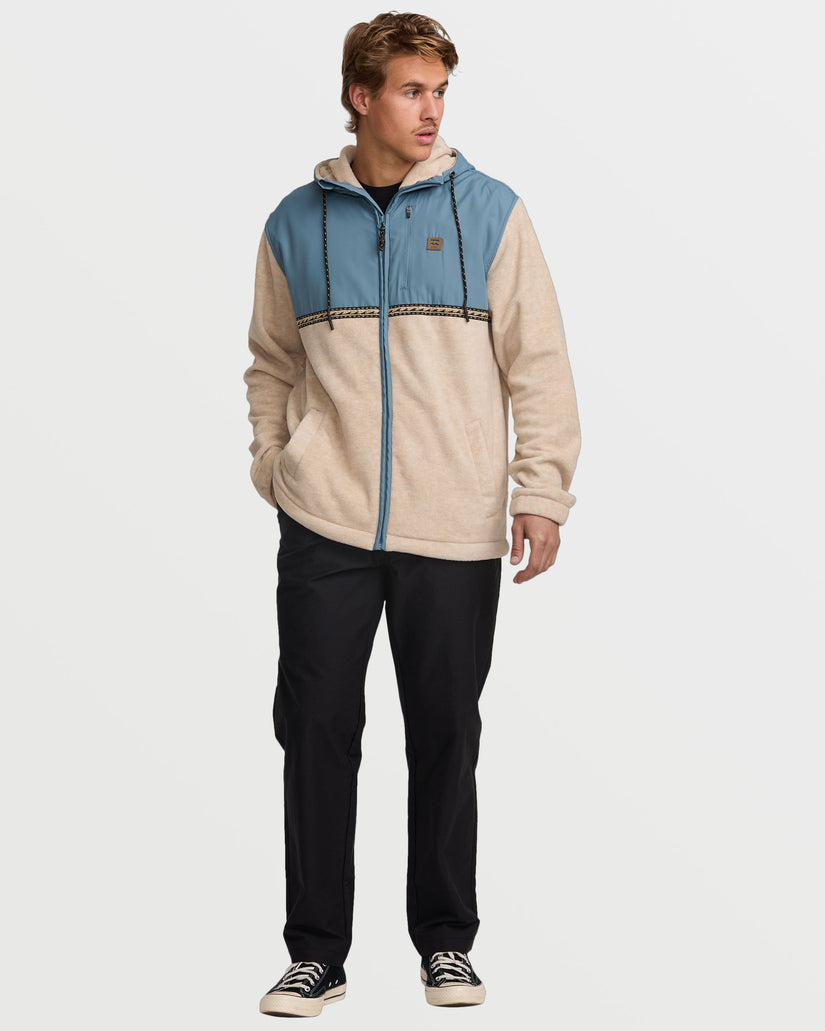 Boundary Lite Zip Sweatshirt - Bleached Sand