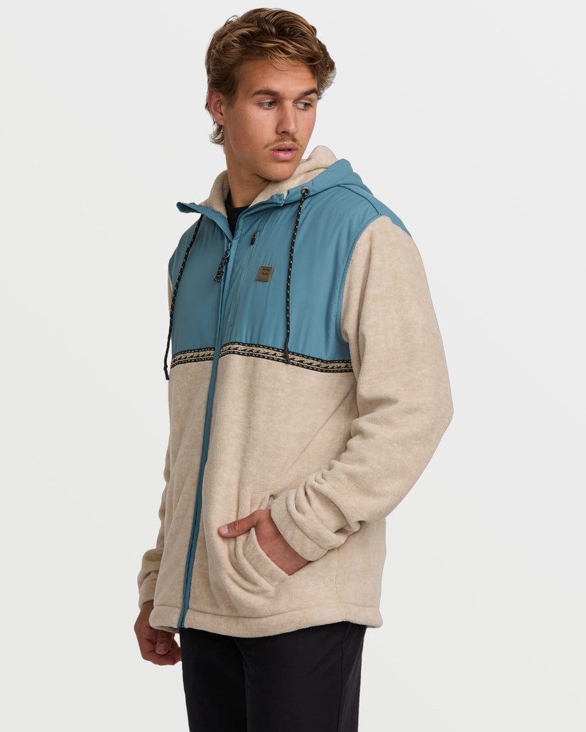 Boundary Lite Zip Sweatshirt - Bleached Sand