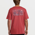 Scenic Arch A/Div Short Sleeve Tee - Dusty Red