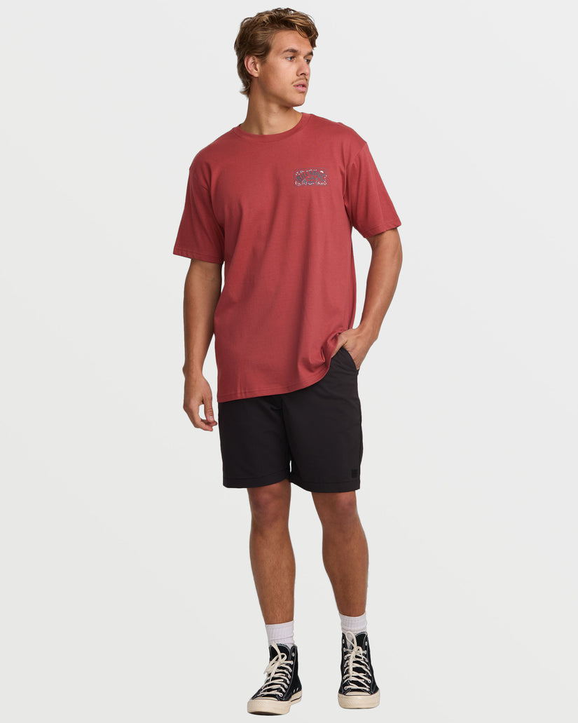 Scenic Arch A/Div Short Sleeve Tee - Dusty Red