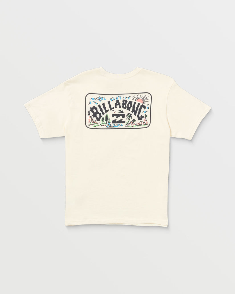 Scenic Arch A/Div Short Sleeve Tee - Off White