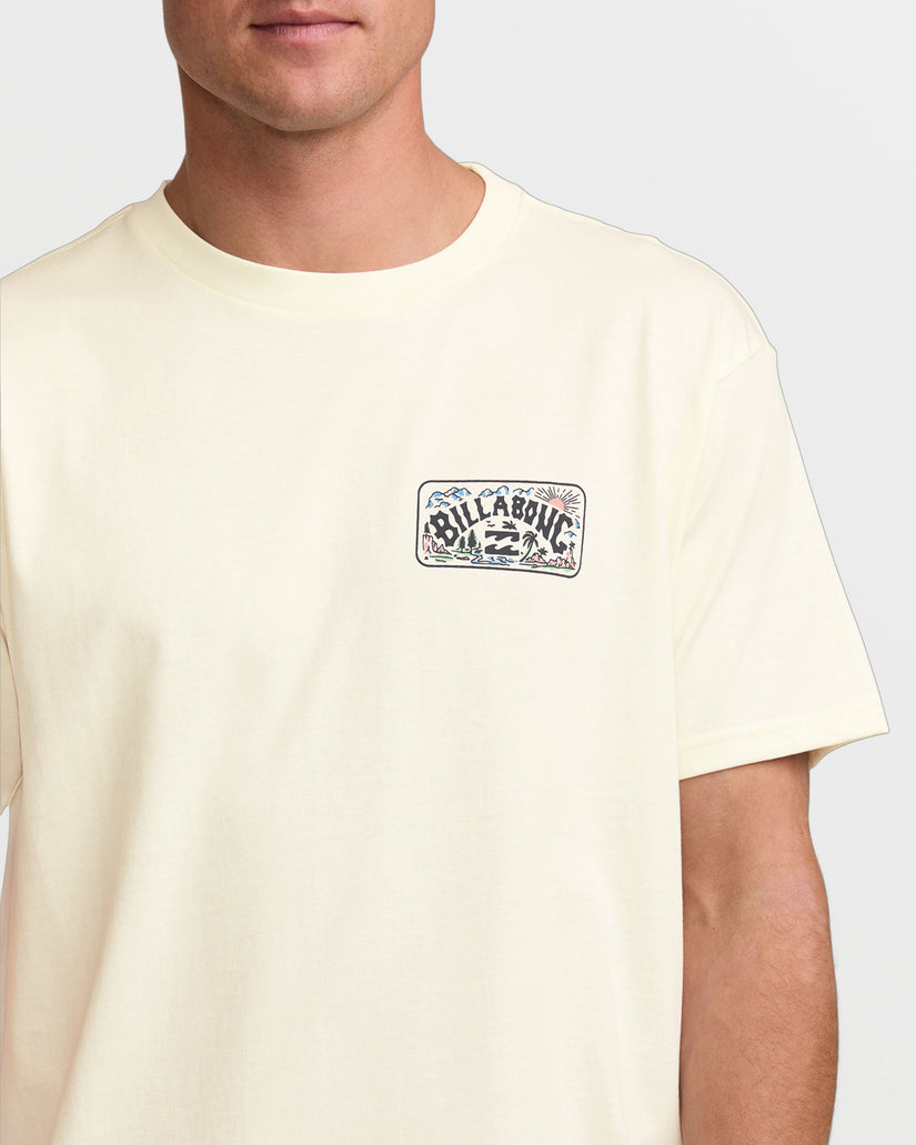 Scenic Arch A/Div Short Sleeve Tee - Off White