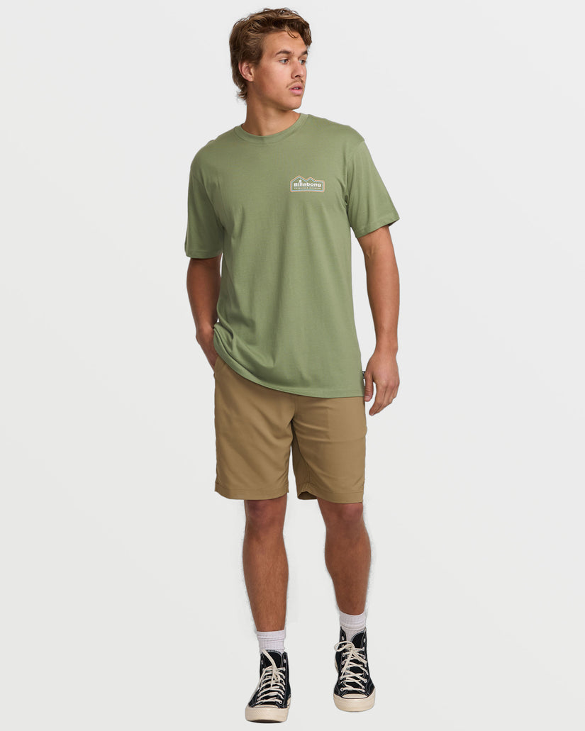 Range A/Div Short Sleeve Tee - Moss