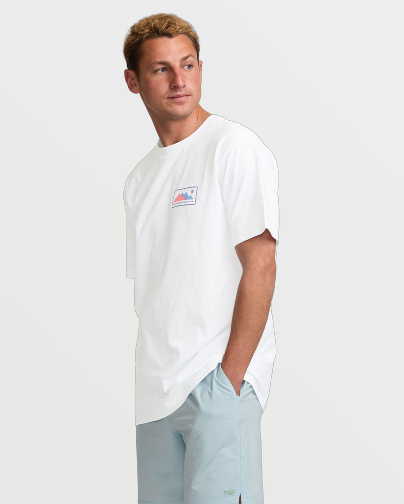 Range A/Div Short Sleeve Tee - White