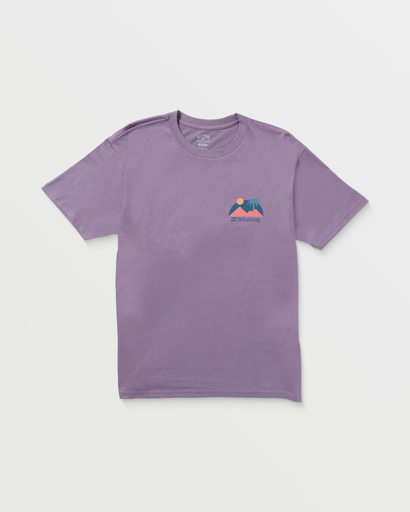 Sun Down A/Div Short Sleeve Tee - Lavender