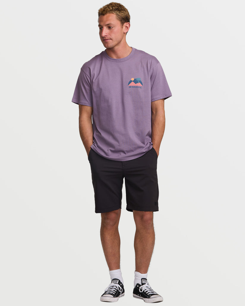 Sun Down A/Div Short Sleeve Tee - Lavender