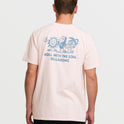 Roll Premium Wave Wash Short Sleeve Tee - Light Pink